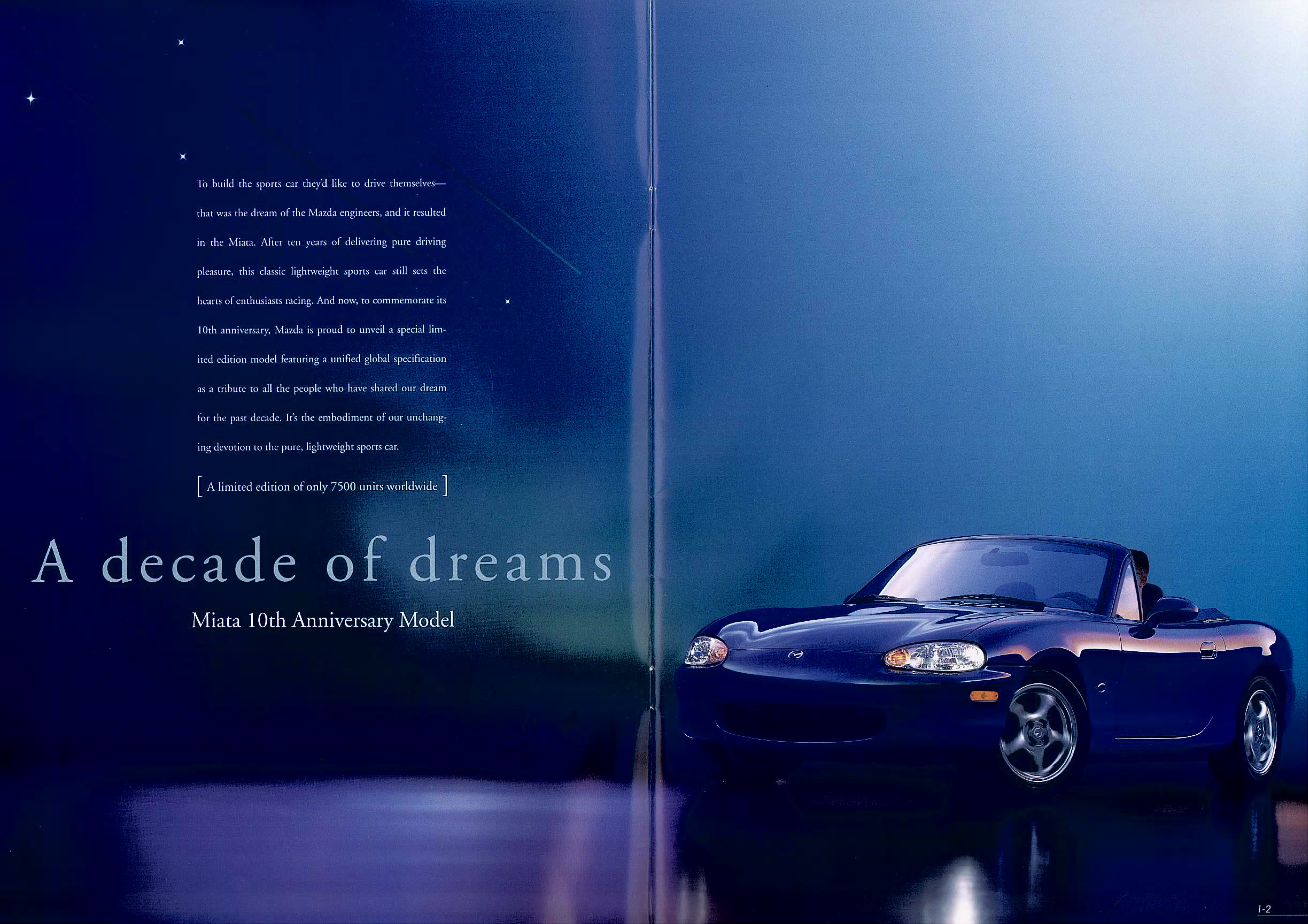 1999 Mazda Miata 10th Anniversary Edition For Sale